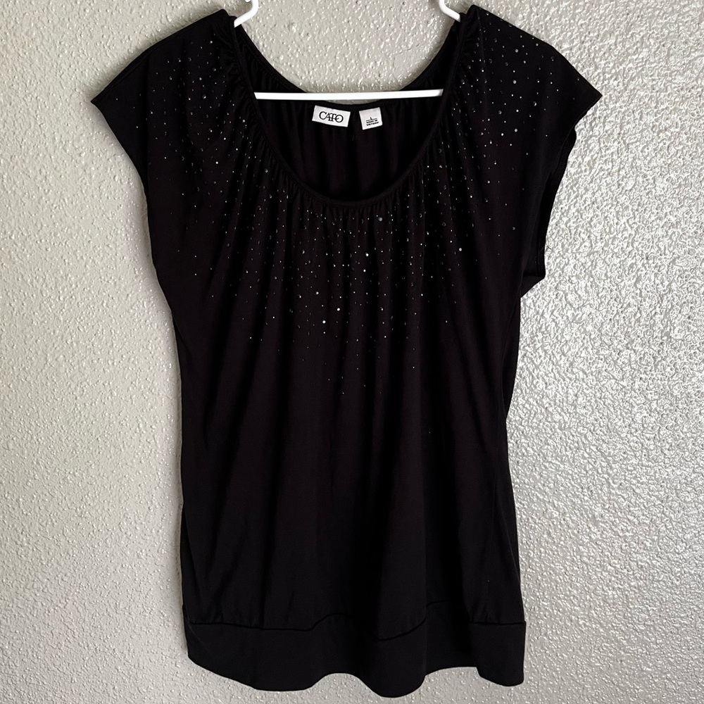 Long Black Blouse